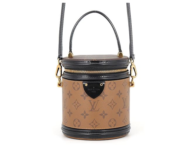 Louis Vuitton Monogram Reverse Cannes Handtasche Schwarz