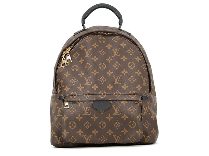 Louis Vuitton Monogram Palm Springs Backpack Black