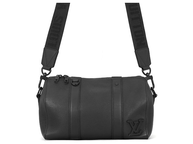 Borsa a tracolla Louis Vuitton Aerogram City Keepall Nero