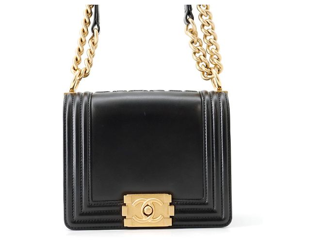 Bolsa de Ombro com Corrente Chanel Boy AS3018 Preto
