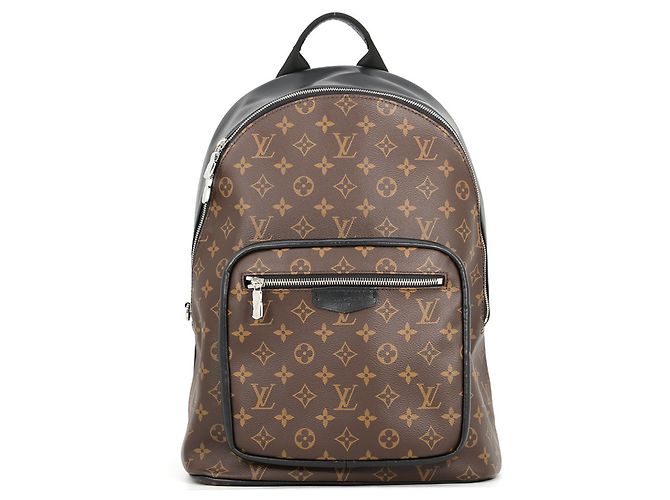Mochila Louis Vuitton Monogram Macassar Josh Marrom Preto Monograma