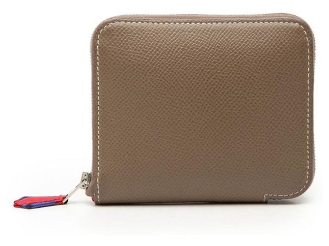 Hermès Hermes Azap Silk Compact Wallet/Coin Case Brown