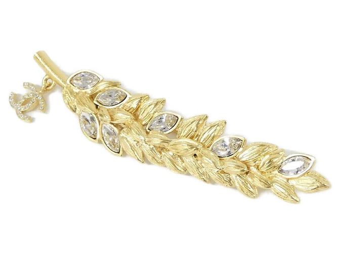 Spilla Chanel AB4491 Oro e Trasparente D'oro