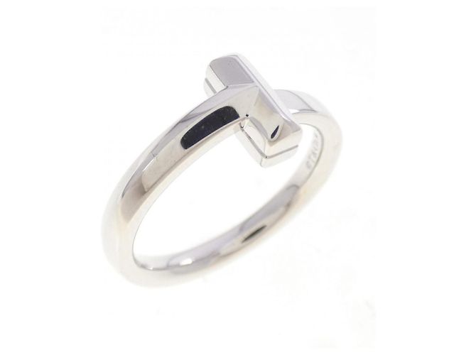 Tiffany & Co Tiffany T One Band Ring in 18K Weißgold
