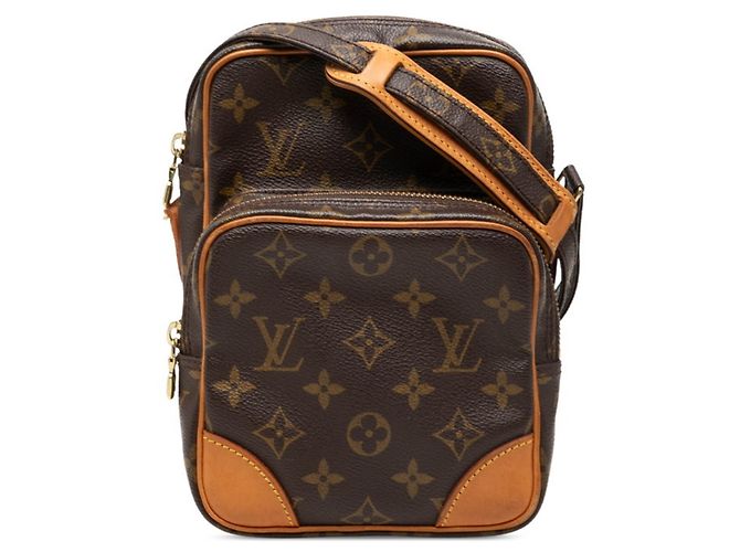 Bolso bandolera Louis Vuitton Monogram Amazon Castaño