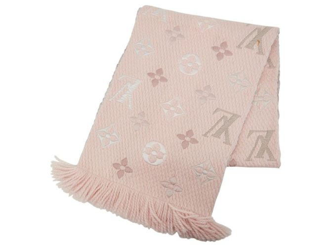 Louis Vuitton Monogram Echarpe Logomania Scarf Marrone Rosa