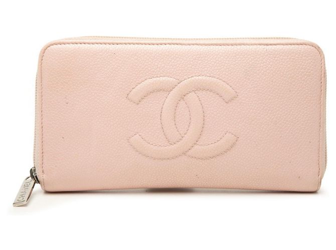 Cartera larga Chanel Coco Mark en rosa