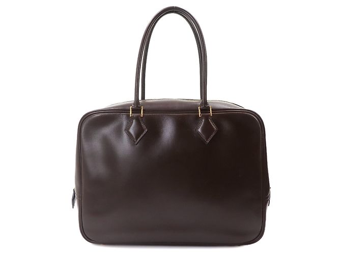 Hermès Bolsa Hermes Plume 32 Damier ebene