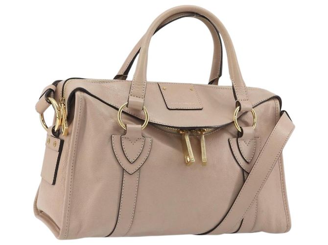 Borsa a tracolla Marc Jacobs in pelle 2way Pink Gold Auth BA14169A Rosa D'oro