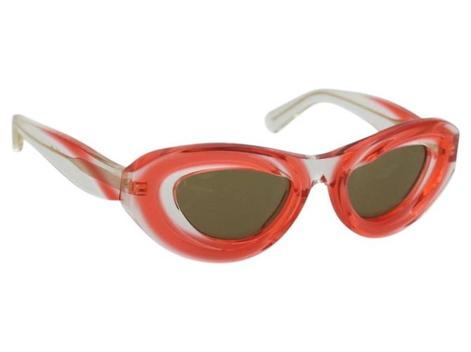Gafas de sol BOTTEGA VENETA Plástico Rojo Auth BA14132M Roja