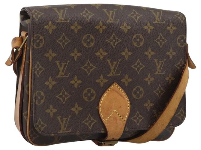 LOUIS VUITTON Monogram Cartouchiere GM Shoulder Bag M51252 LV Auth gh2296 Monograma