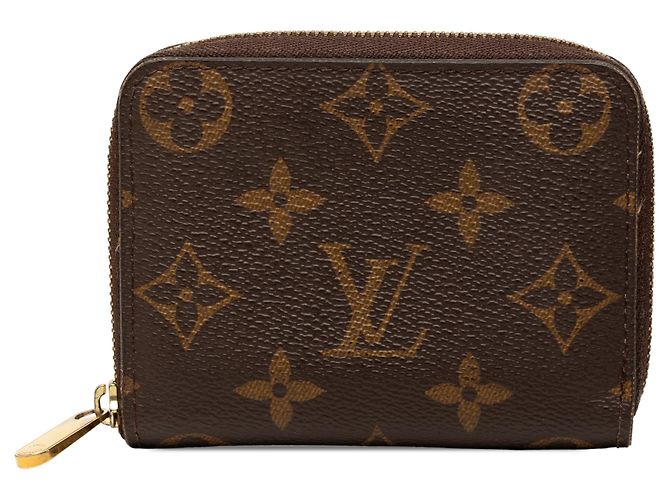 Portamonete Zippy Monogram Louis Vuitton Brown Marrone