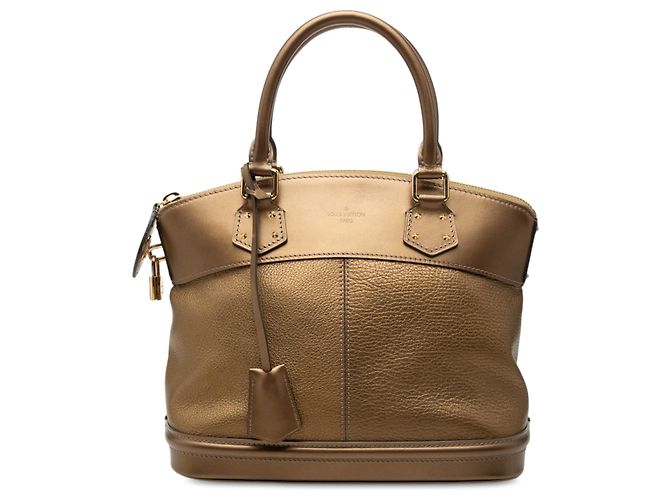 Bolsa Louis Vuitton Suhali Lockit PM Castanha Marrom