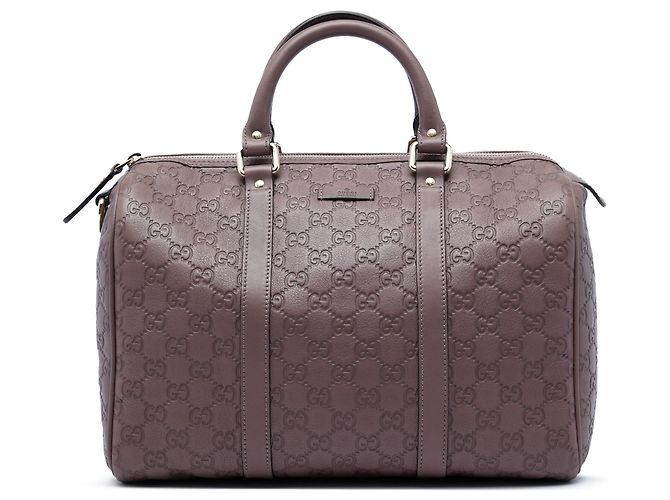 Borsa Boston Gucci Medium Guccissima Joy Marrone