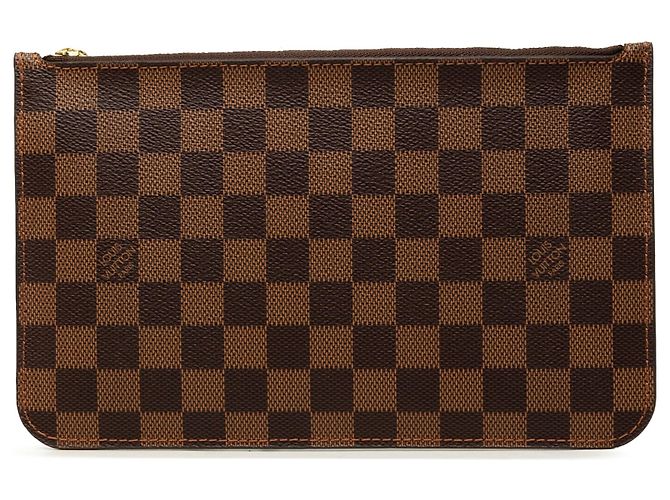 Pouch Louis Vuitton Damier Ebene Neverfull MM Marrone