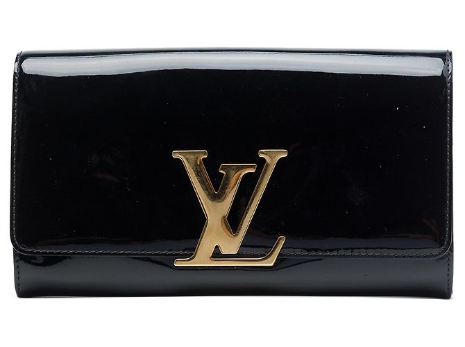 Clutch Louis Vuitton Vernis Louise Nera Nero