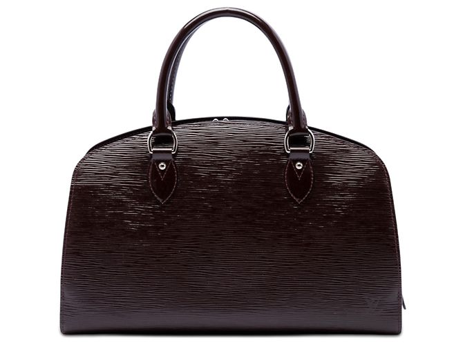 Bolsa Louis Vuitton Electric Epi Pont Neuf PM Roxa Roxo