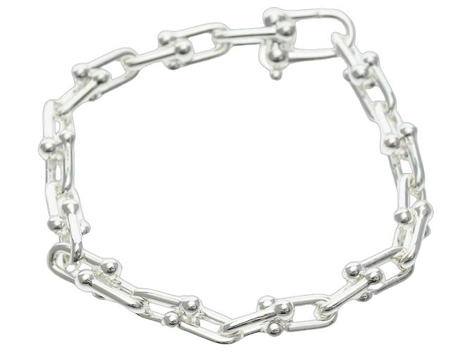 Tiffany & Co Pulseira Tiffany Hardware Small Link Prata