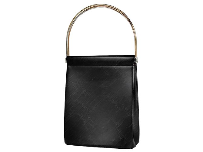 Bolsa de mão em couro Cartier Trinity em Black Preto
