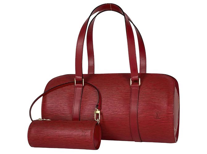 Louis Vuitton Soufflot Handtasche Rot