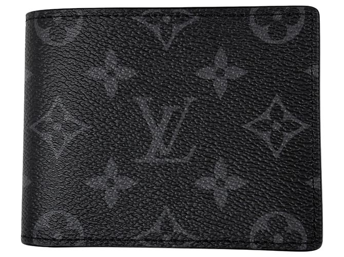 Louis Vuitton Portefeuille Slender Bi-fold Wallet Black