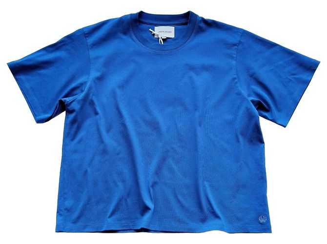 Autre Marque Loulou Studio Camiseta de algodón Telanto Azul
