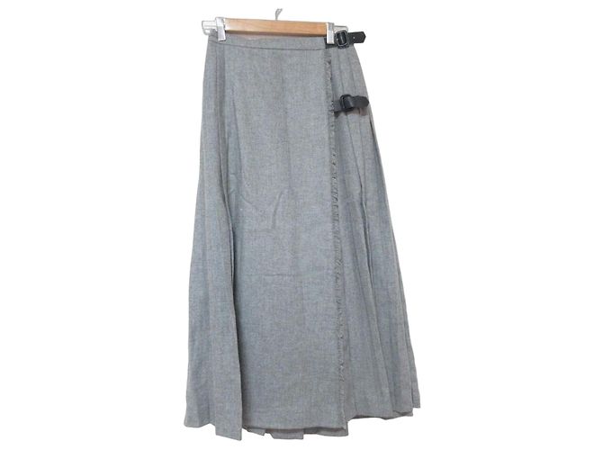 Autre Marque Gonna plissettata maxi BEAMS BOY Marrone