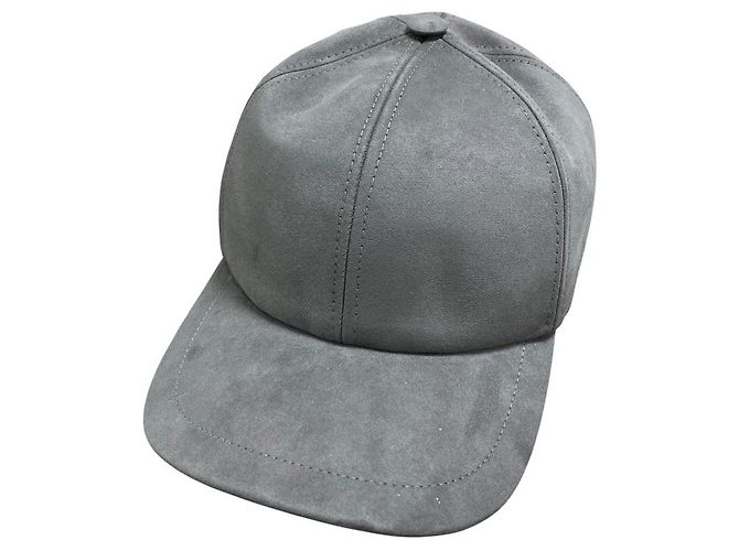 Autre Marque FERRUCCIO VECCHI Nubuck Suede Cap Brown