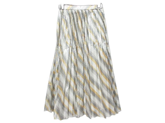 Autre Marque GRACE CONTINENTAL Lame Line Plisse-Rock Gelb