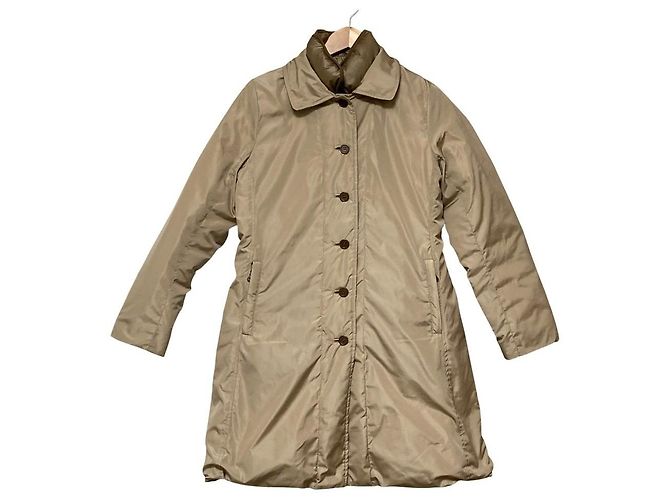 Autre Marque Cappotto in piuma roga Limonta Beige