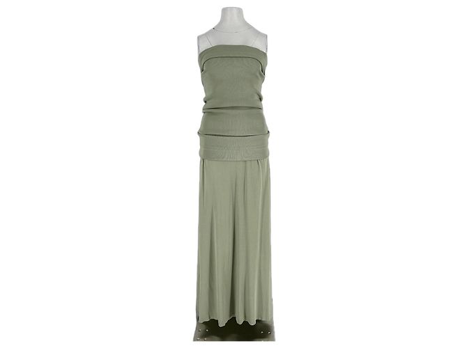 Autre Marque Grünes Strickkleid "Mela"