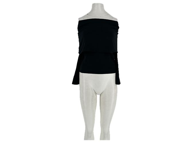 Autre Marque T-shirt de algodão preto LAMAREL