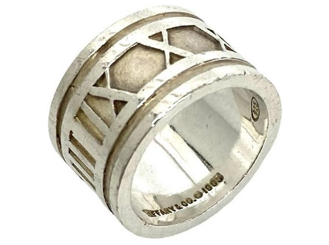 Tiffany & Co Anello largo Tiffany Atlas Argento