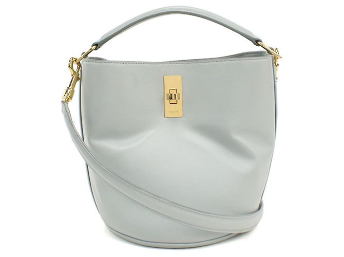 Céline Celine Handtasche aus blauem Leder