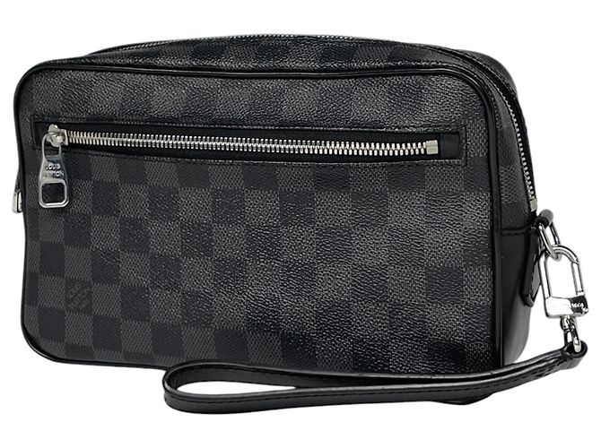 Louis Vuitton Damier Graphite Pochette Kasai Noir