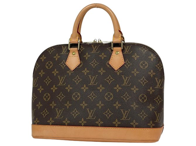 Sac à main Louis Vuitton Alma Marron
