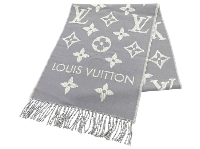 Stola/Sciarpa Louis Vuitton in Gris Clair Monogram