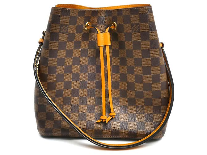 Néonoé Borsa a tracolla Louis Vuitton NeoNoe D'oro Damier ebene