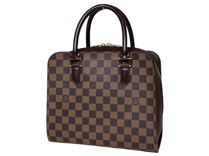 Louis Vuitton Damier Brown Triana Handtasche Braun Damier ebene
