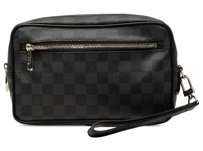 Louis Vuitton Black Damier Graphite Kasai Schwarz