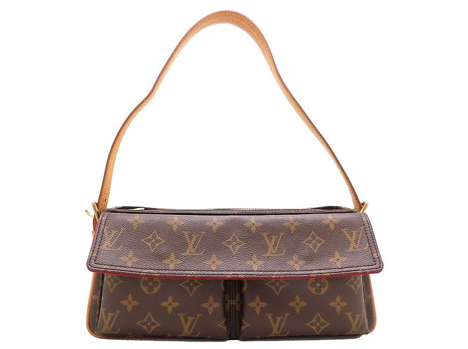 Louis Vuitton Brown Monogram Viva Cite MM Marrone