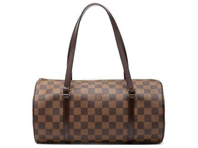 Louis Vuitton Brown Damier Ebene Papillon 30 Marrom
