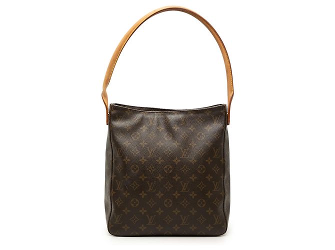 Louis Vuitton Brown Monogram Looping GM Marrom