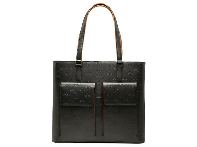 Louis Vuitton Gray Monogram Mat Wilwood Marrom Cinza antracite