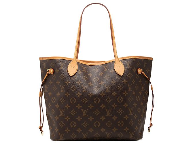 Louis Vuitton Brown Monogram Neverfull MM Marrom