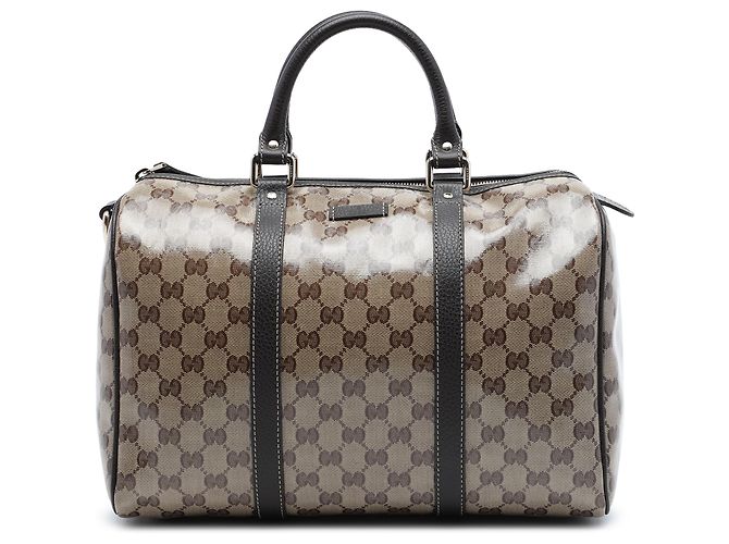 Borsa Boston Gucci Medium GG Crystal Joy Beige