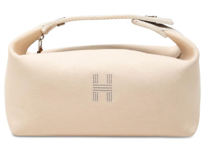 Hermès Beige Small Toile Bride A Brac Case Bege