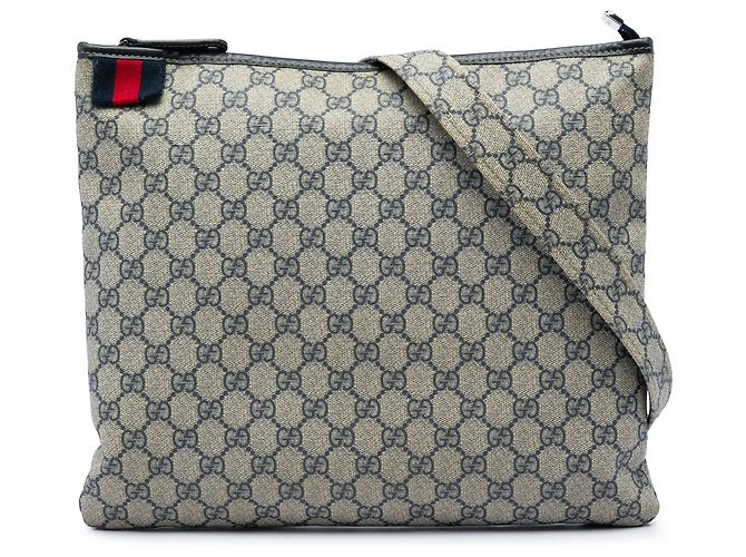 Gucci Beige GG Supreme Web Crossbody