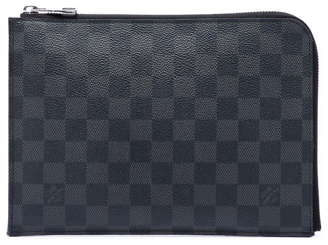 Louis Vuitton Black Damier Graphite Pochette Jour PM Nero