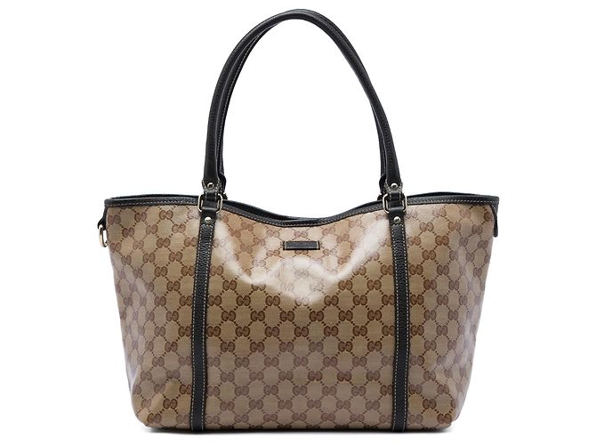 Gucci Beige GG Crystal Joy Tote